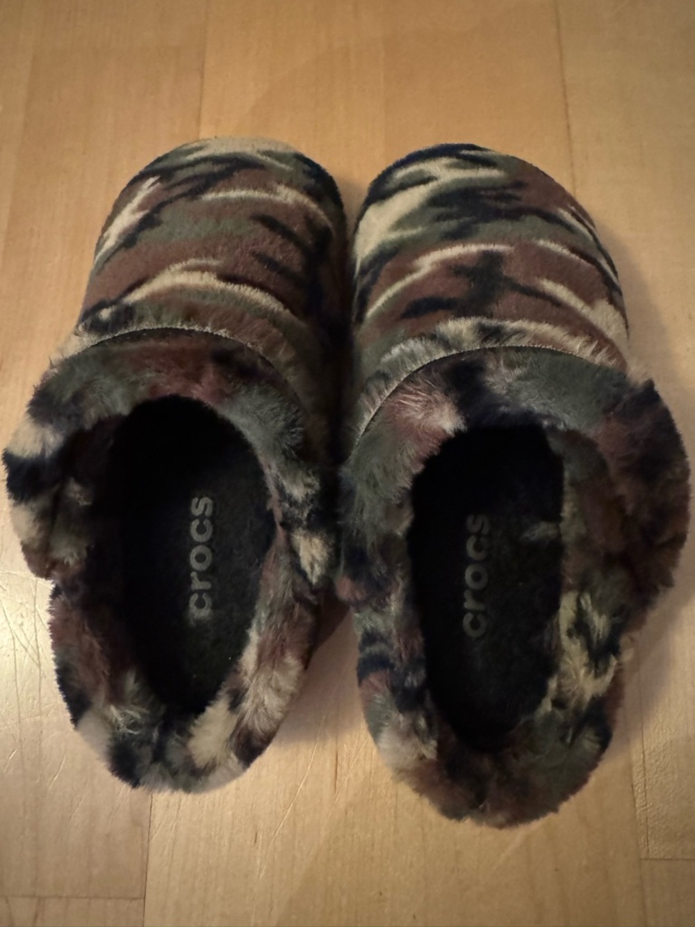 Like New Crocs Unfurgettable Camo Clogs